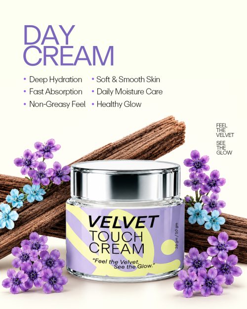 Glow Velvet Day Cream – Hydrate, Smooth & Refresh Your Skin