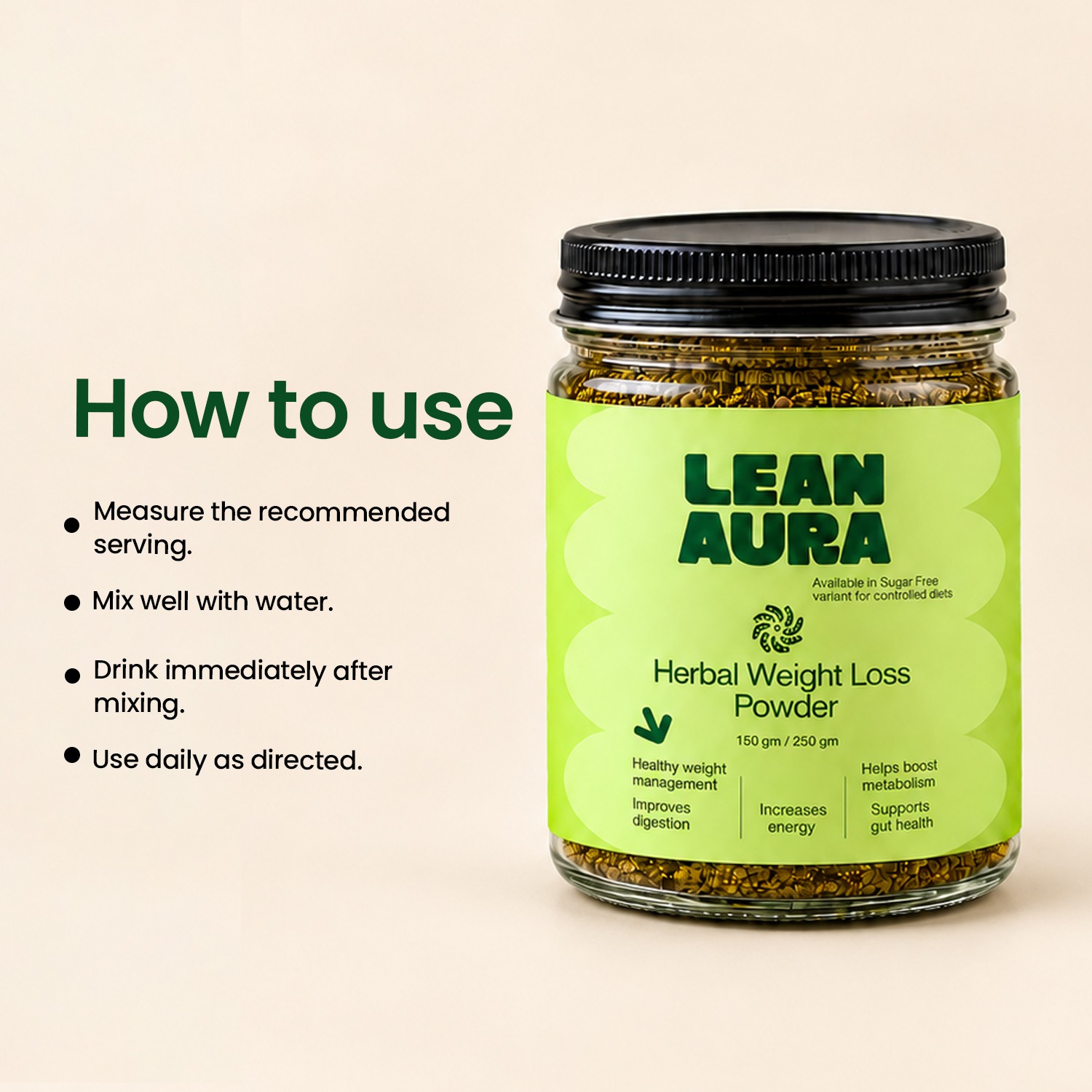 Lean Aura – Herbal Weight Management Powder - Image 2