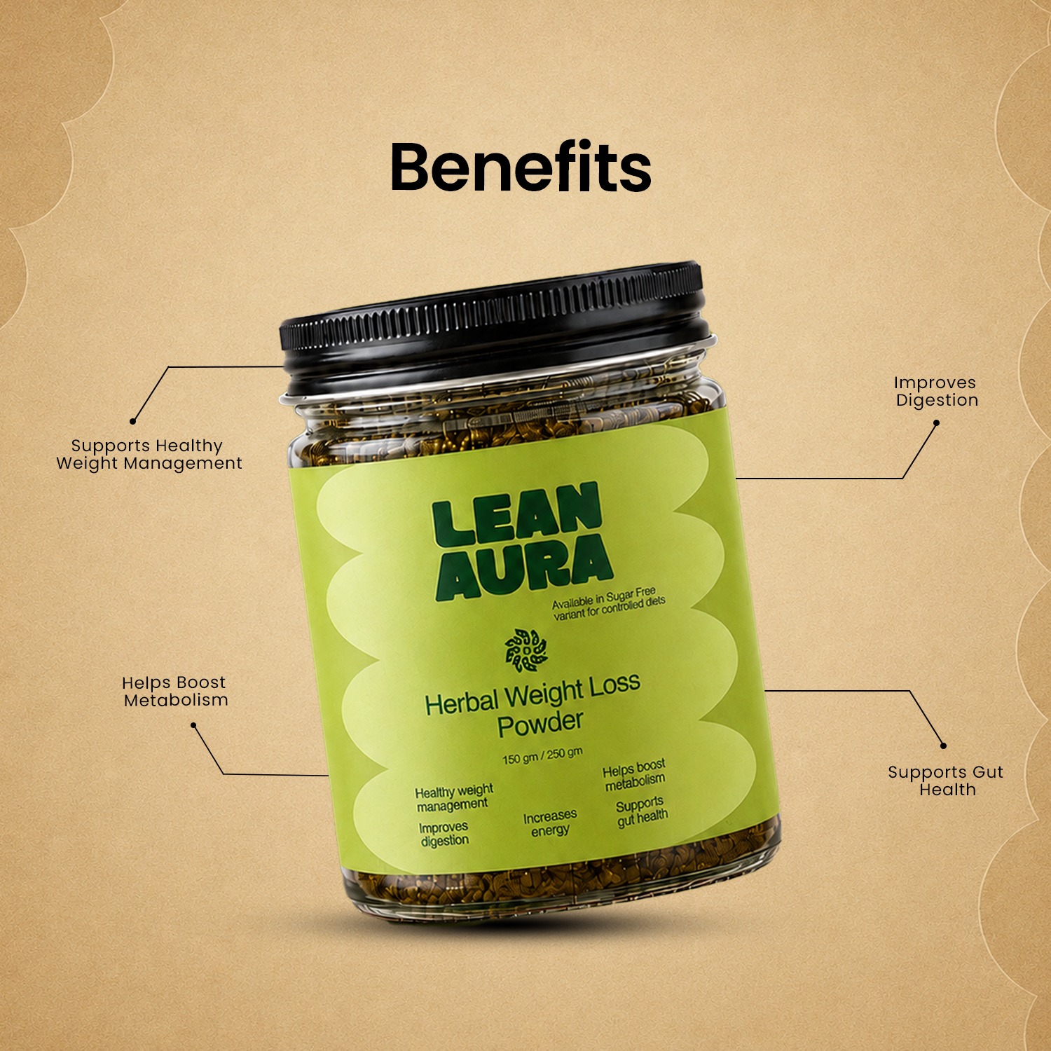 Lean Aura – Herbal Weight Management Powder - Image 3